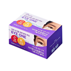 코튼데이 올아이원 눈청결티슈 더블비타민 릴렉싱 (/) 눈꺼풀세정제 마이봄샘 눈기름샘청소, 1개, 1g