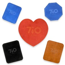 칠텐 클리닝패드 볼링볼타월 볼타올, 레드 하트(천연가죽), 1개