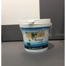 新盛油漆行 環保綠建材 水性木器漆 透明底漆 木質門窗傢俱適用, 1個