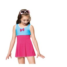 MIT 女童連身裙泳裝