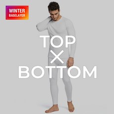 테슬라 히트핏 울트라 웜 남성 발열내의 겨울 보온 방한내복 상하세트