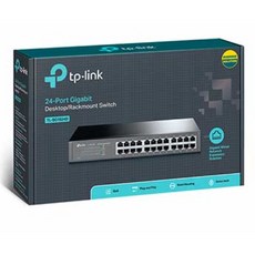 TP-Link TL-SG1024D 24埠 Gigabit 桌上型/機架型網路交換器, 1個, 促銷(領券折), 促銷(領券折)