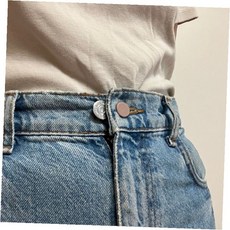 청바지 허리둘레 조절 버튼 클립 고정 확장 보조 도구 바지 사이즈 늘림 착용감, 1개, 상세페이지 참조