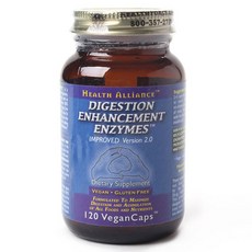 HEALTHFORCE 無麩質酵素素食膠囊, 120顆, 1罐