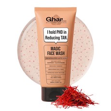 Ghar Soaps Magic De-Tan Face wash With Sandalwood Saffron & Glutathione Tan Removal, 1개, 100ml