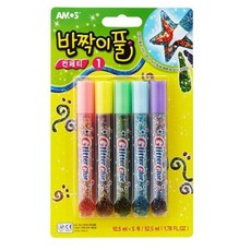 문구랑만들기랑 아모스 반짝이풀 컨페티 메탈릭 5색 크롬쉘 12색, 12색 크롬쉘