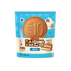 사조대림 [대림냉동] 옛날십원빵 크림치즈 270g x2개, 단일속성, 2개