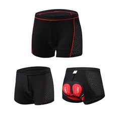 남성용 사이클링 젤패드 자전거 속바지 엉덩이 보호대