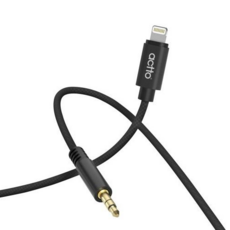 <라일레> 8핀 3.5mm AUX 스마트폰 연결 스테레오 오디오 케이블 카팩 카오디오 스피커 음악 감상, 화이트, 1개