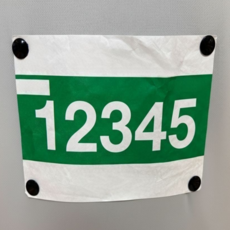 에이투원 마라톤 배번호 배번표 자석 번호표 고정 클립, 4개, 검정색