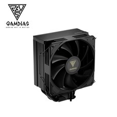 GAMDIAS 玻瑞斯 BOREAS E2-410 高效散熱器 黑色 電腦CPU散熱 靜音高效能, 1個