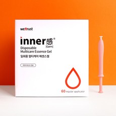 웨트러스트 이너감 일회용 멀티케어 여성청결제 에센스젤 60p, 60개, 1.7g