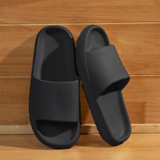 GVEA Gvea軟底室內拖鞋, 黑色, 1組