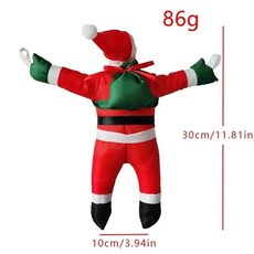 즐거운크리스마스를 더해줄크리스마스 풍선 장식 산타클로스 썰매 타고 있는 순록 내장형 LED 조명 실내외, UK PLUG, 1개