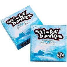 Sticky Bumps 오리지널 서핑 왁스 쿨-콜드 - 2팩 | 오래 지속되는 서프보드 왁스 | 서핑을 위한 훌륭한 범프 빌딩 | 무독성 자연 안전 | 서핑보드 서핑 왁스 온, Sticky Bumps 쿨/콜드 워터 서프보드 왁스(바
