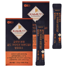락토온 글루텐분해 골드 카무트 브랜드밀함유 발효효소 30p, 75g, 2개