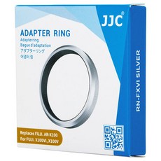 Fujifilm X100VI X100V X100F X100T X100S X100 X70 JJC 필터 어댑터 49mm AR 교체, 02 은, 1개