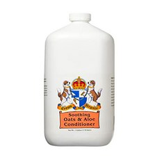 (펌프증정) 미국 크라운로얄 수딩 오트&알로에 컨디셔너 3.8L 원액 전견종 민감 피부진정 도그쇼 애견 고양이, 1개