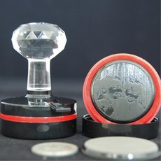 크리스탈 도장 소 52mmx75mm 충전식 나만의 만들기 베이직 스탬프찍기, 1개