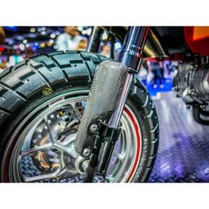 HONDA MONKEY125 DAX125 ST125 碳纖維前叉護蓋, 1個