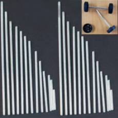 샤프트 바퀴축 3mmx60mm(1개)스틸봉 쇠막대 cc-is171