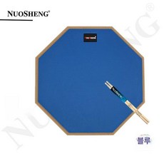 연습용 드럼패드 초보자 스틱 스탠드 풀세트, 12인치 드럼 패드 블루, 1개, 블루