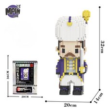 스타일하우스 나노블럭 베어브릭 32cm 중형 장식품, 혼합색상 G1, 1개