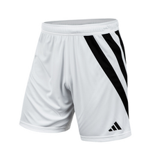 아디다스 주니어 퓨어화이트 사선디자인 축구 유니폼 반바지 쇼트