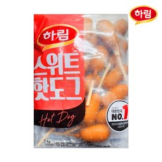 하림 스위트 웰 핫도그 소시지, 50g, 20개