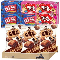 [블루존] 간식 3종 A (미쯔3+꼬북칩 초코츄러스3+칸초3), 1개