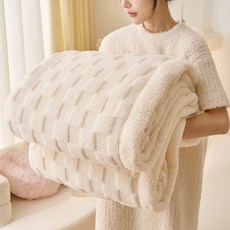 아이라 겨울 포근한 극세사 양면 담요 블랭킷