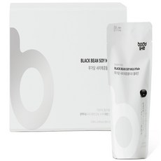 바디라이크 순수 두유 99.9 무가당 서리태콩물 고단백 임산부 국산콩 무첨가 검은콩 선물세트, 20개, 185ml