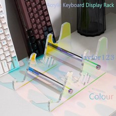 亞克力鍵盤展示架, 多彩,2 層