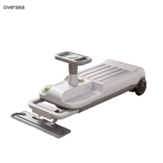 전기 트위스트 자동차 클린카 물걸레 진공 바닥 청소 카트 청소용품 놀이 무선청소기, Gray Mop, 6V4-390 CleanCar