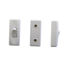 전기 소형 중간 스위치 1구 노출형 전선 조명 램프 자재 5개