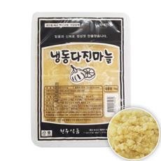 냉동 다진 마늘100% 천우식품, 1개, 1kg