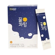 동국제약 꿀자밍 스트레스 숙면 도움 오렌지맛 테아닌 감태추출물 2.5g x 14포, 1개, 단품