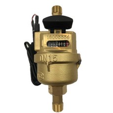 DAE VM 125P 1.25인치 정용량식 수도 계량기 펄스 출력 포함 갤런 단위 측정 NPT 커플링 2509141, 1/2", W/ Pulse Output