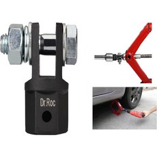 Dr.Roc 가위 잭 어댑터 12인치 드라이브 임팩트 렌치 또는 1316인치 휠 전동 드릴용 드릴 소켓 자동차 RV 트레일러 레벨링