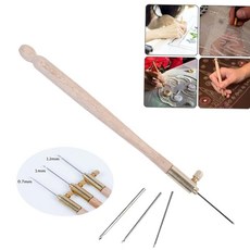 스웨터 바느질 수공예 뜨개질 핸드메이드 바느질 후크 뜨개 도구 프랑스 코바늘 손잡이 십자수 목재 직물, 코바늘세트 BL10166