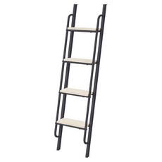 일루일루 3단 4단 철제 복층 이층 벙커 침대 사다리, 블랙