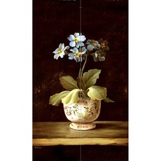 薇閣寢飾 日式門簾90X150cm 桌上盆花(DC037)