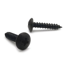 착색 트러스머리 1종 나사, 흑착색 트러스머리 1종 태핑나사, M3.5(3.5mm), 12mm, 1개