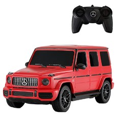 RASTAR 星輝 1:24 賓士 G63遙控車，紅色，原廠授權，精緻細節，易上手, 1個