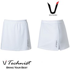 테크니스트 스커트 배드민턴 치마바지 일자 화이트 TWS-06 WH