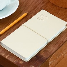 인디고 2026 오늘의 온도 슬림 위클리 다이어리 (날짜형 수첩형 주간), 1개, 크림