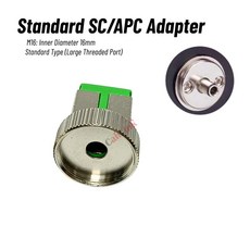 광섬유 커넥터 SC/APC UPC 광파워 미터 변환 어댑터 커플러 플랜지 레드 펜 금속 액세서리 1 개, 04 SC APC M16, 1개