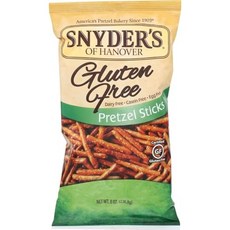 스나이더스 오브 하노버 프리 프레즐 스틱 - 8온스 - 2개 팩 Snyder's of Hanover Gluten Free Pretzel Sticks - 8 oz - 2 pk, 226.8g
