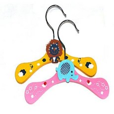 마스온 원목 애견옷걸이 소 핑크 행거