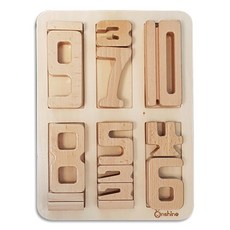 onshine 원목 숫자 연산 퍼즐 블록 수학 유아 스태킹 사고력 두뇌개발 유치원 어린이집교구 누리과정, 1개